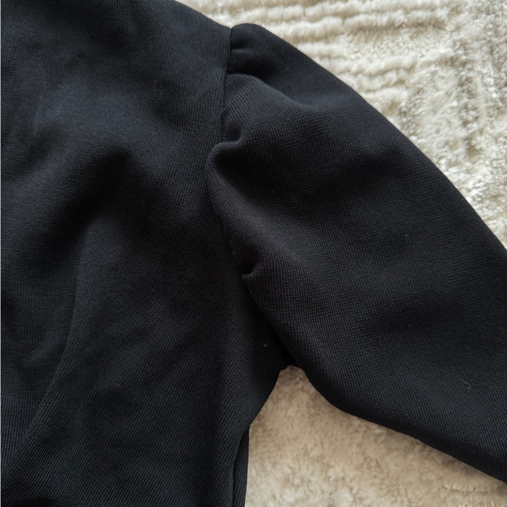 ZARA Black Bodycon Midi Dress - Picture 3 of 5
